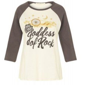 Spell Goddess of Rock Raglan- NWOT- M